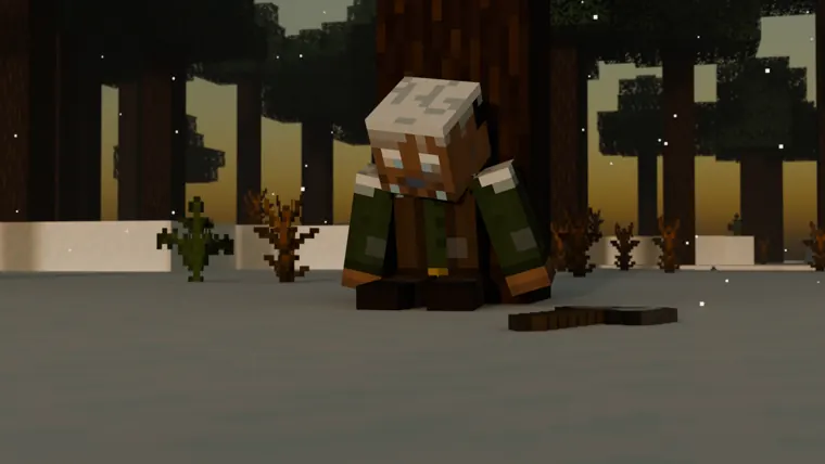 Frozen in the snow